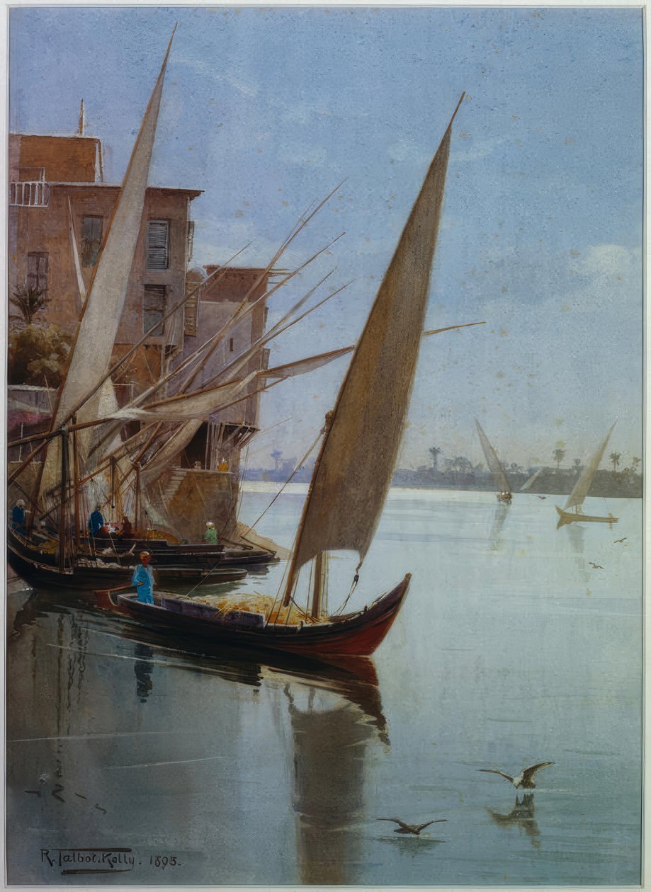 Jezioro w Afryce Północnej autorstwa Robert Talbot Kelly