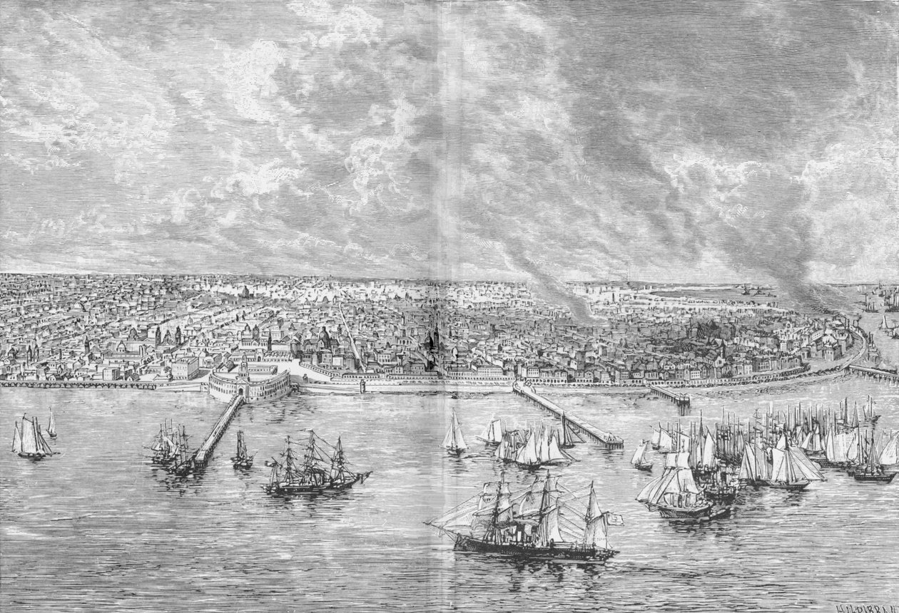 Buenos Ayres, ok. 1885, 1890 autorstwa Robert Taylor Pritchett