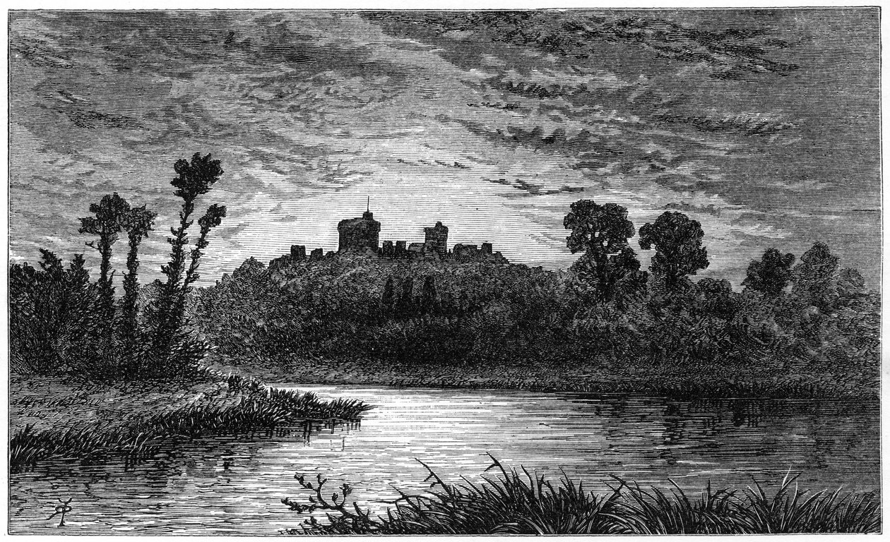 Windsor, ze wschodniego podejścia, 1880. autorstwa Robert Taylor Pritchett