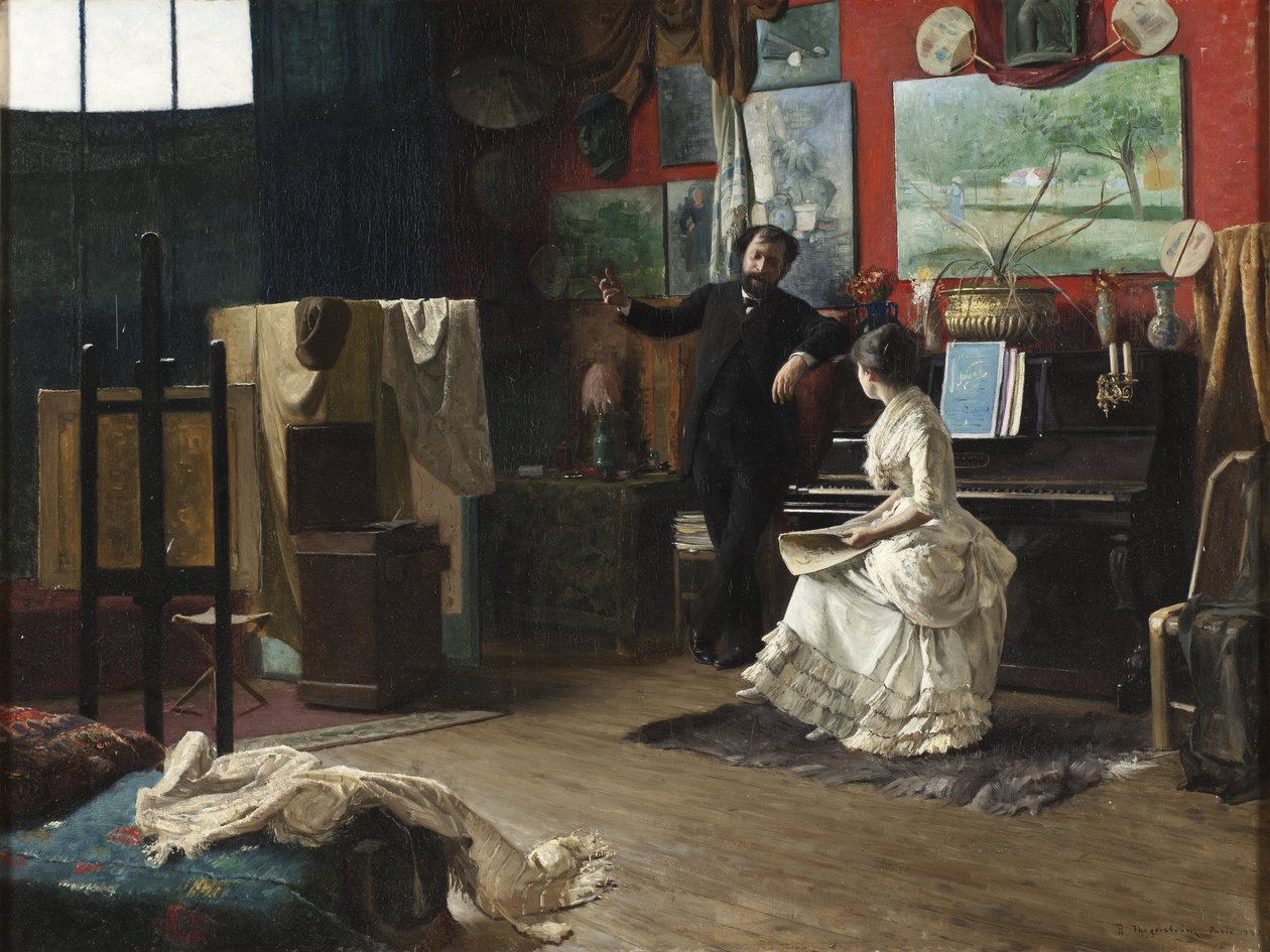 Intermezzo, autorstwa Thegerstroma, Roberta (1857-1919). olej na płótnie autorstwa Robert Thegerstrom