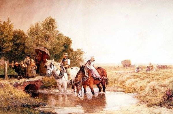 Czas siana między prysznicami autorstwa Robert Thorne Waite