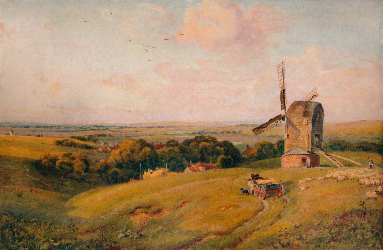 Alfriston Mill, c1886, 1938 autorstwa Robert Thorne Waite