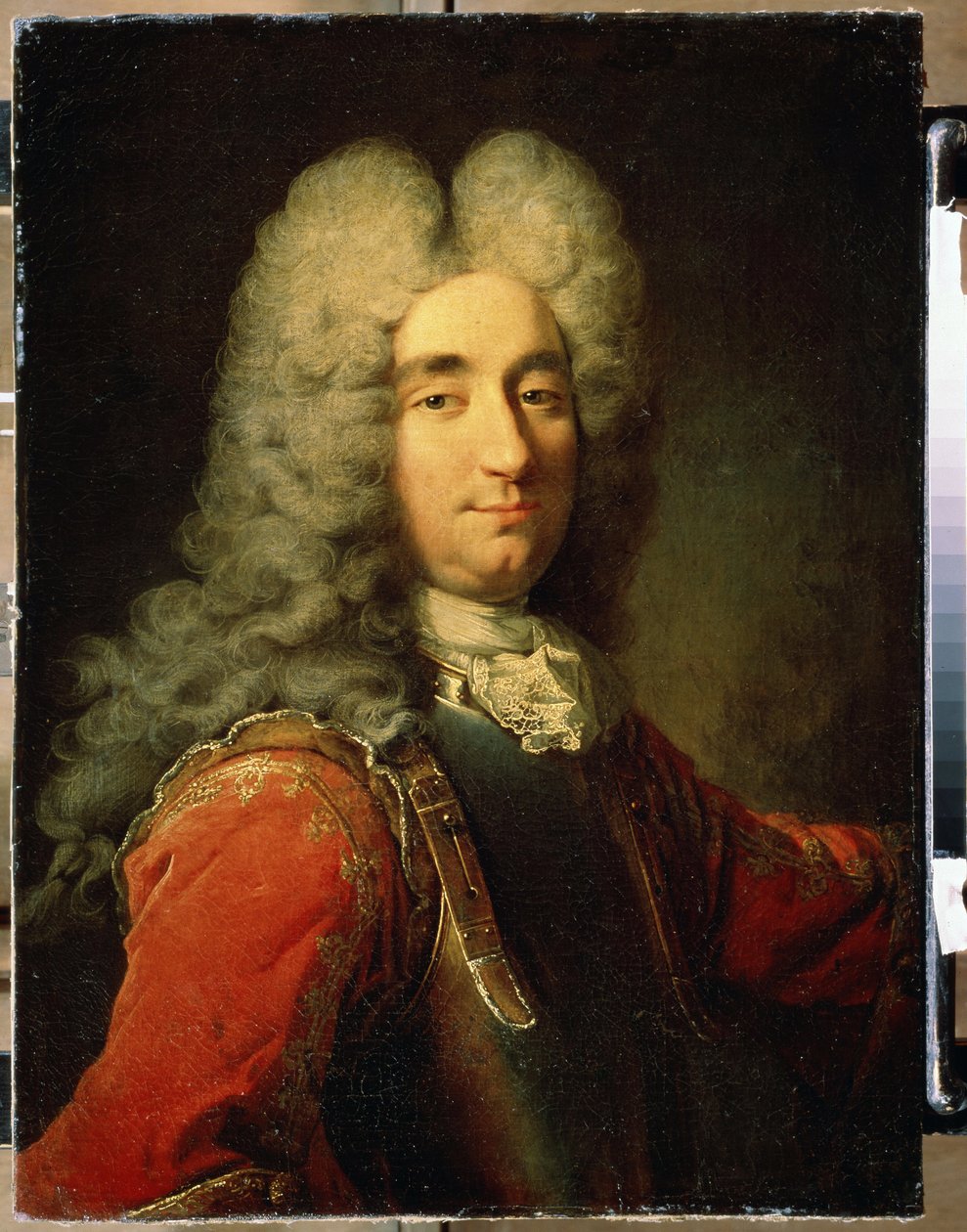 Portret mężczyzny (Portret mężczyzny). Obraz Roberta Tournieresa (1667-1752). Olej na płótnie, format: 75 x 55 cm autorstwa Robert Tournieres