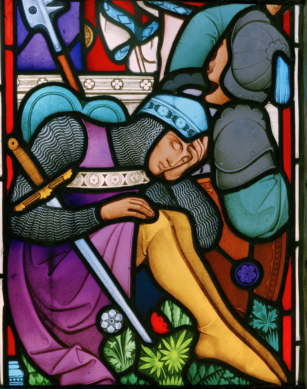 Zmartwychwstanie, detal, 1864 (witraż) autorstwa Robert Turnill Bayne