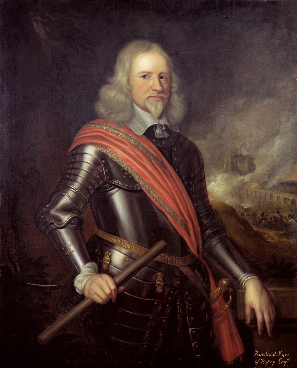 Pułkownik Rowland Eyre (1600-72) z Hassop autorstwa Robert Walker