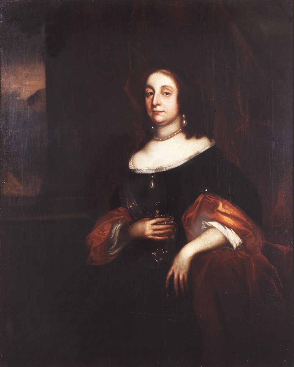 Elizabeth Cromwell, z domu Bourchier, Protektorka, ok. 1654-58 (olej na płótnie) autorstwa Robert Walker