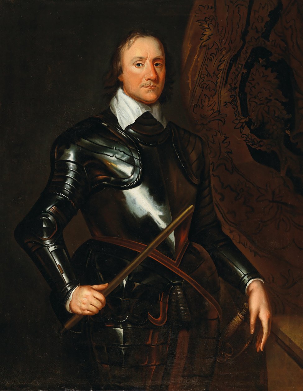 Portret Olivera Cromwella 1599-1698 . autorstwa Robert Walker