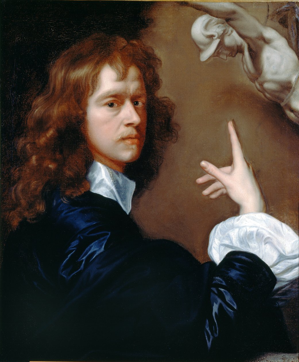 Autoportret, c1640-1650 autorstwa Robert Walker