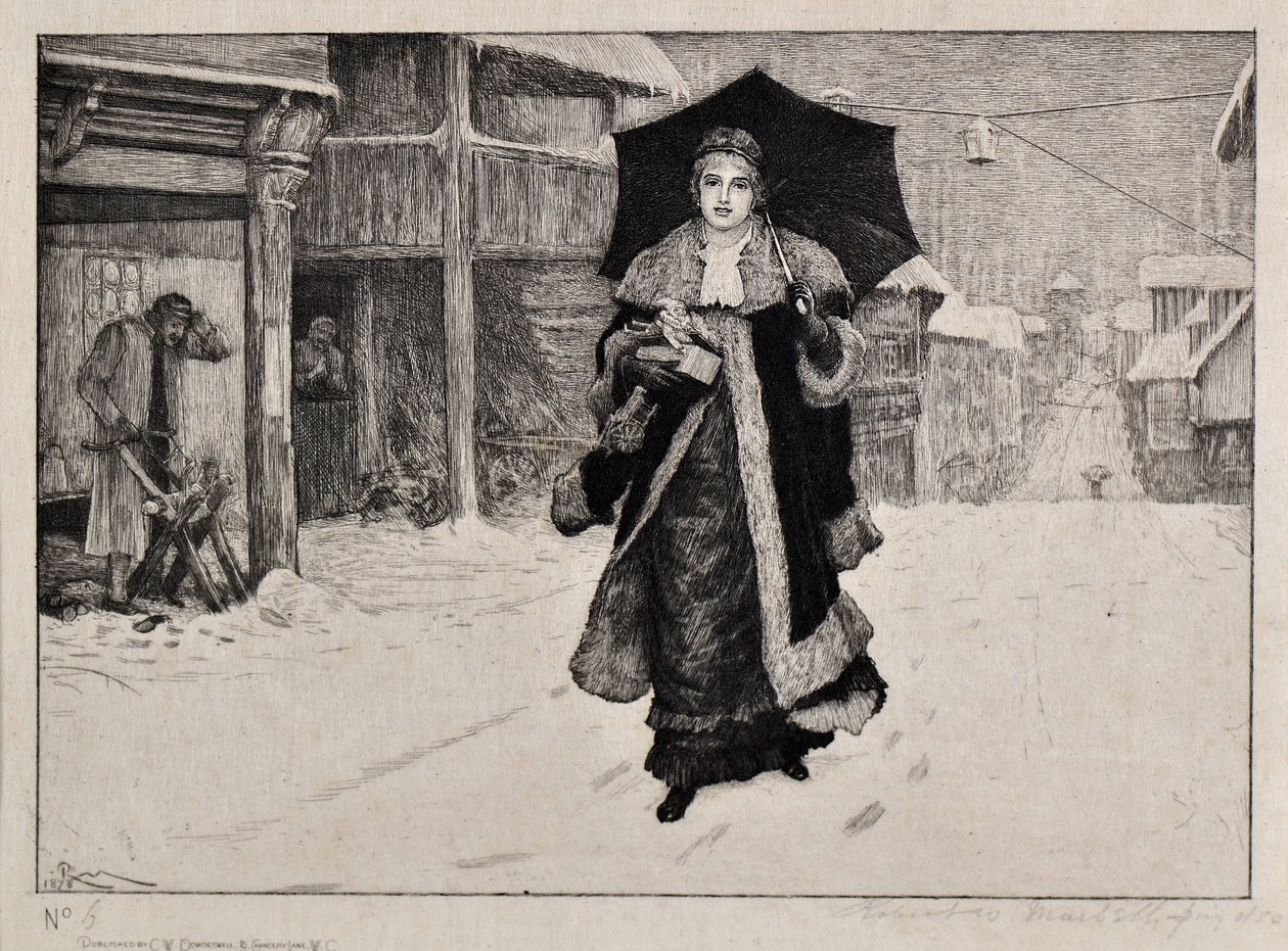 Świąteczny poranek autorstwa Robert Walker Macbeth