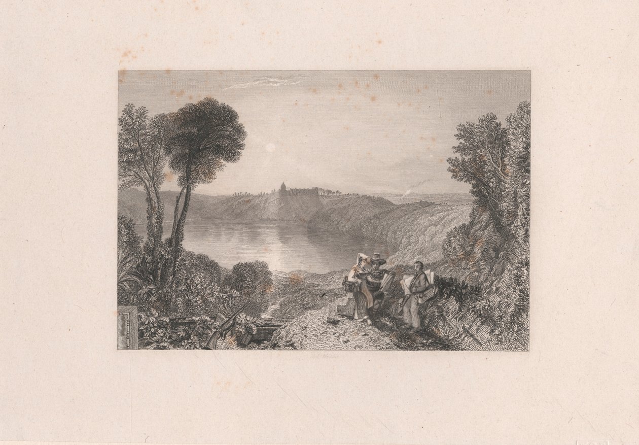 Jezioro Albano autorstwa Robert Wallis