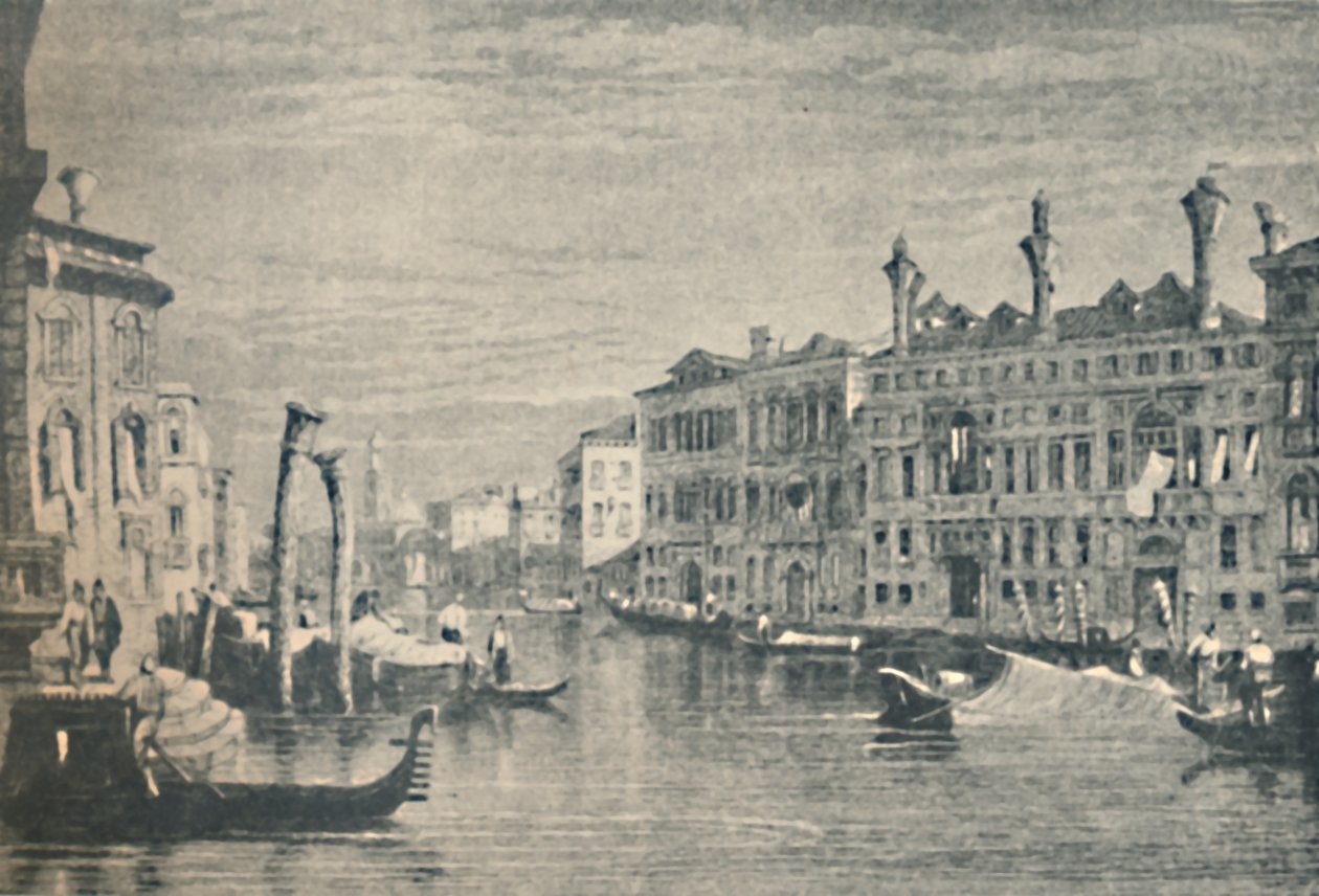 Pałac Mocenigo, 1830, 1925. autorstwa Robert Wallis