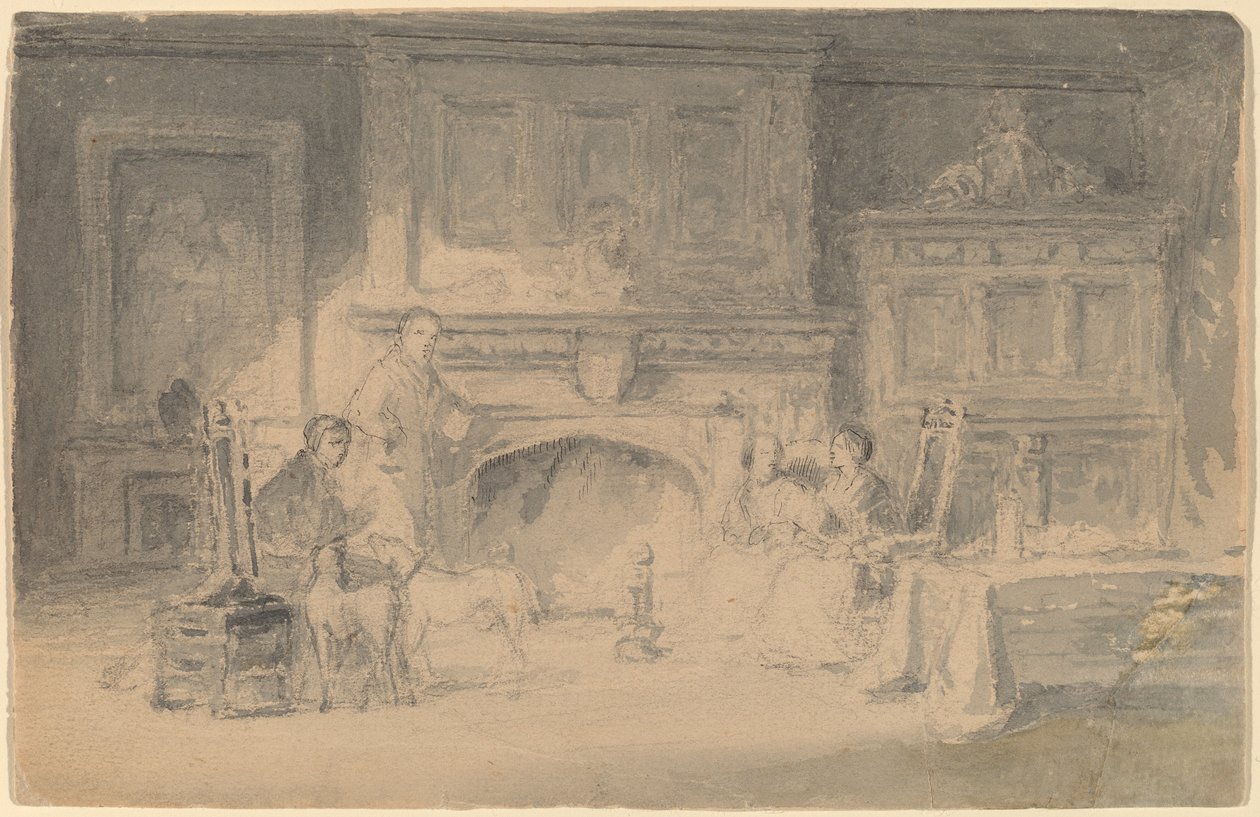 Studium dla „Rodziny Baileyów” autorstwa Robert Walter Weir