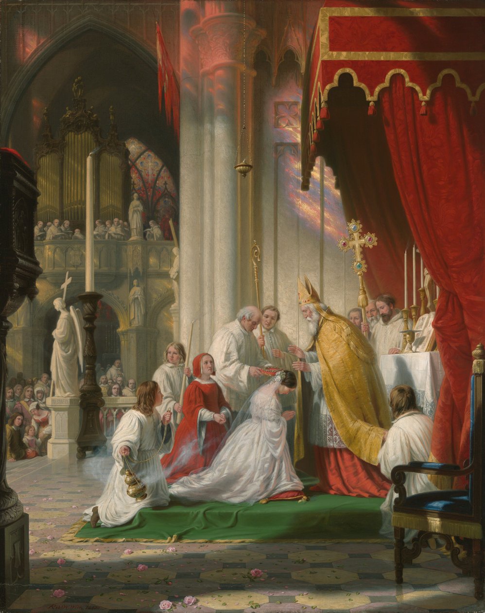 Przyjęcie welonu autorstwa Robert Walter Weir