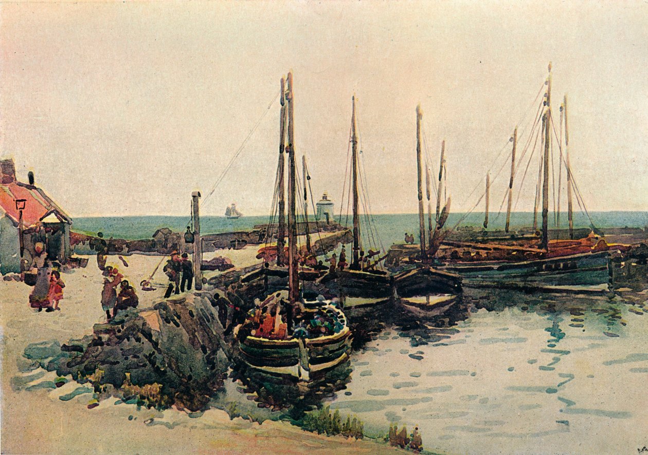 Rosehearty, c1909 autorstwa Robert Weir Allan