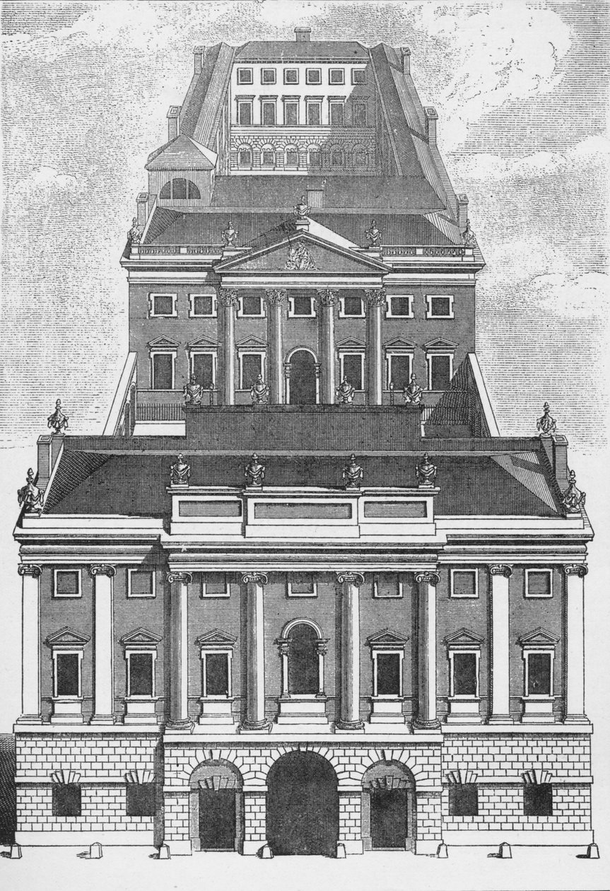 Perspektywiczny widok Banku Anglii, 1743 1903 autorstwa Robert West