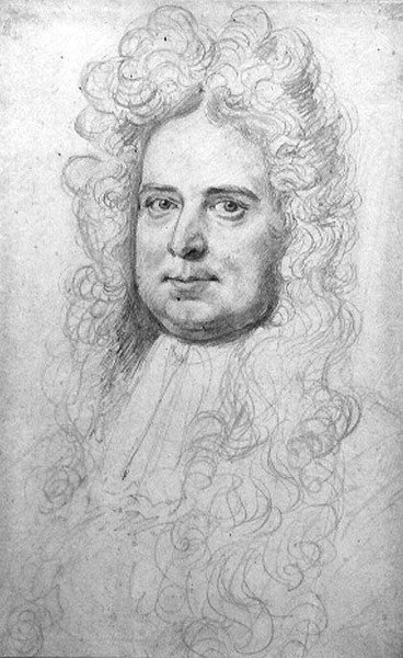 Portret męski (ołówek na pergaminie) autorstwa Robert White