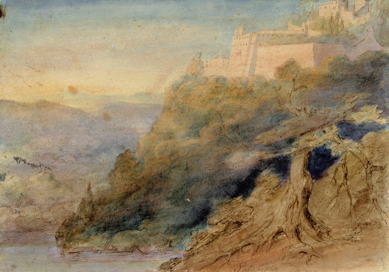 Palazzolo, włoski krajobraz autorstwa Robert Wilhelm Ekman