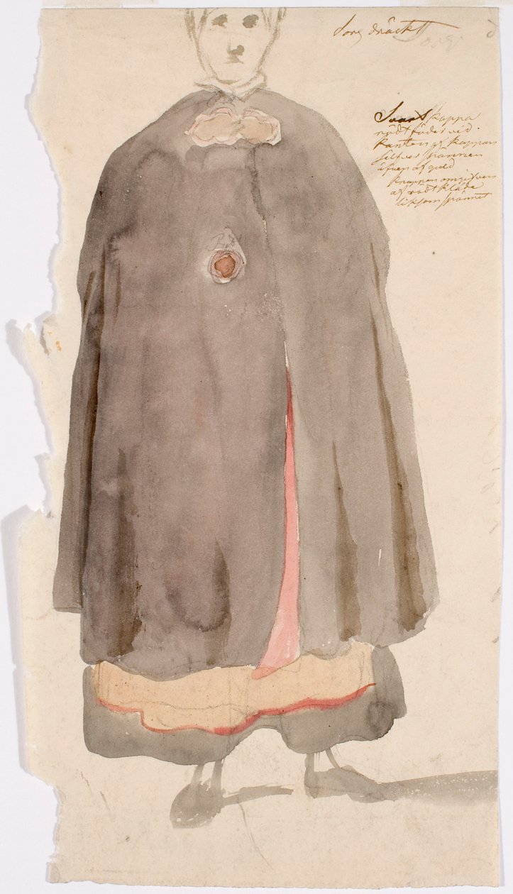 Stojąca wieśniaczka autorstwa Robert Wilhelm Ekman