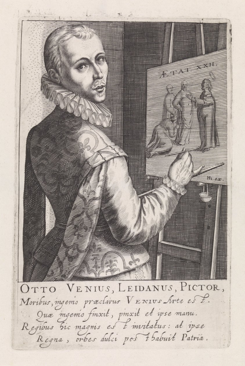 Portret Otto van Veen autorstwa Robert Willemsz de Baudous