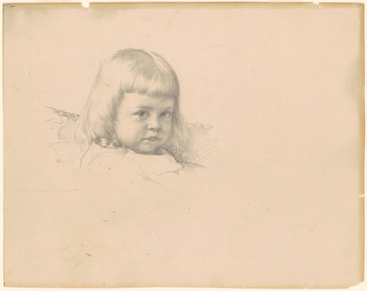 Studium do „Portretu Estery Haydin” autorstwa Robert William Vonnoh
