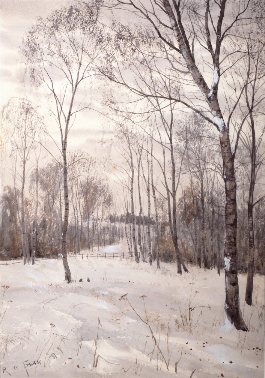 Zimowy las autorstwa Robert Winchester Fraser