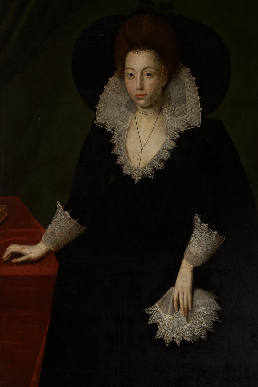 Frances Walsingham, żona Sir Philipa Sidneya, ok. 1570-1632 (olej na płótnie) autorstwa Robert the Elder (attr. to) Peake