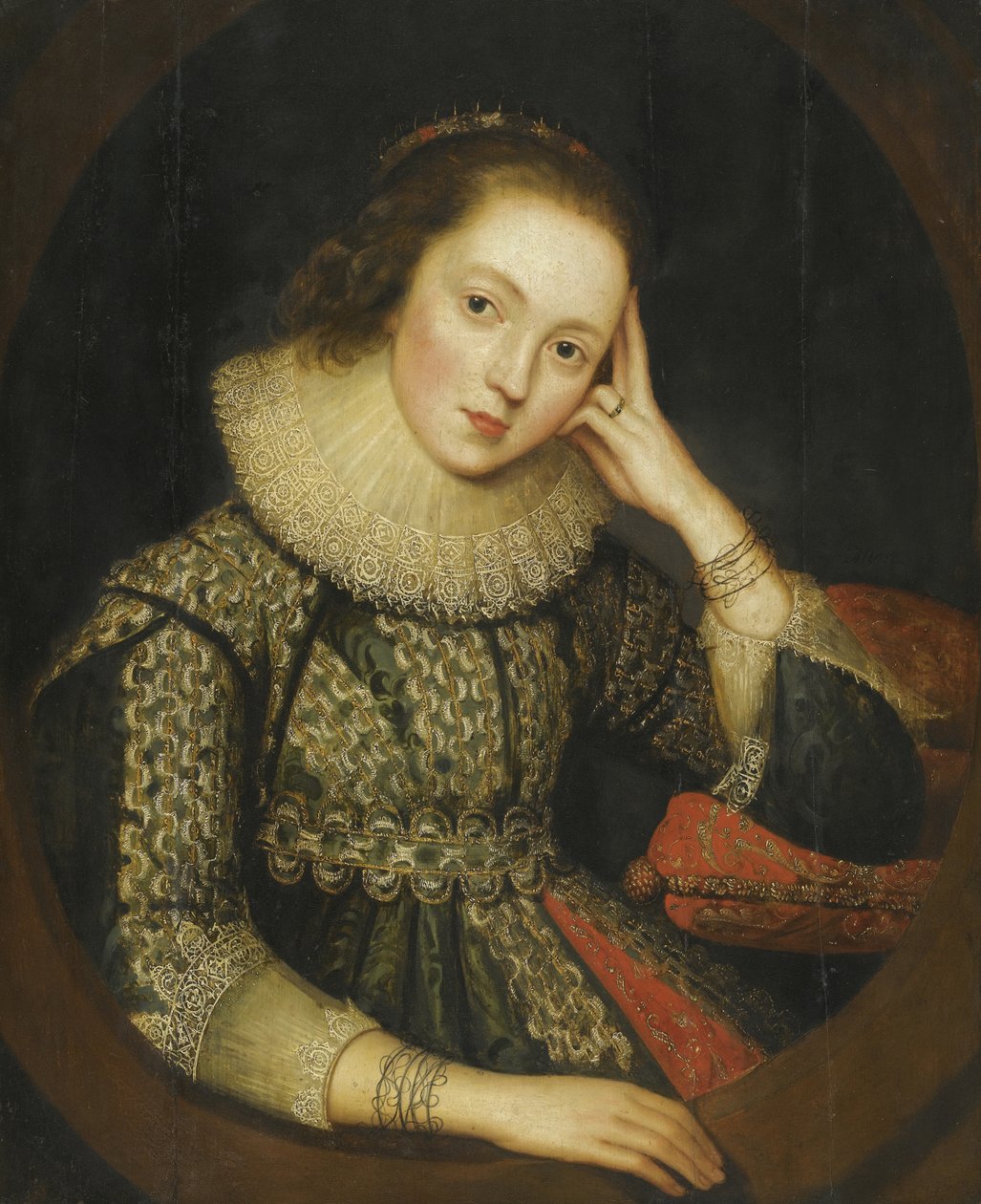 Mary Stuart, Królowa Szkotów (olej na drewnie) autorstwa Robert the Elder Peake