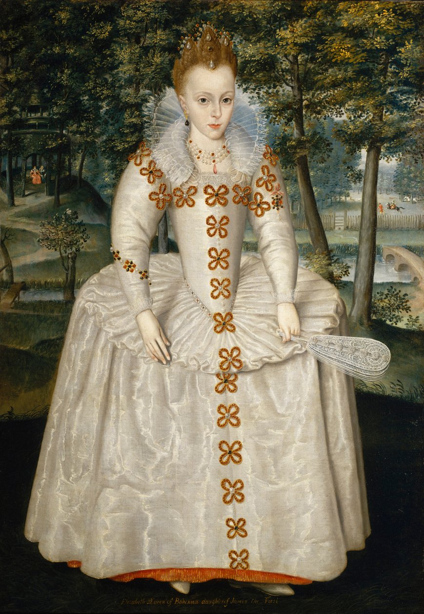 Księżniczka Elżbieta (Elżbieta Czeska, "Królowa Zimy") autorstwa Robert the Elder Peake