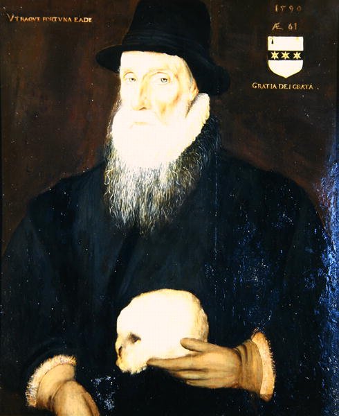 Sir Edward Grimston (1529-1610) jako Staruszek (olej na płótnie) autorstwa Robert the Elder Peake