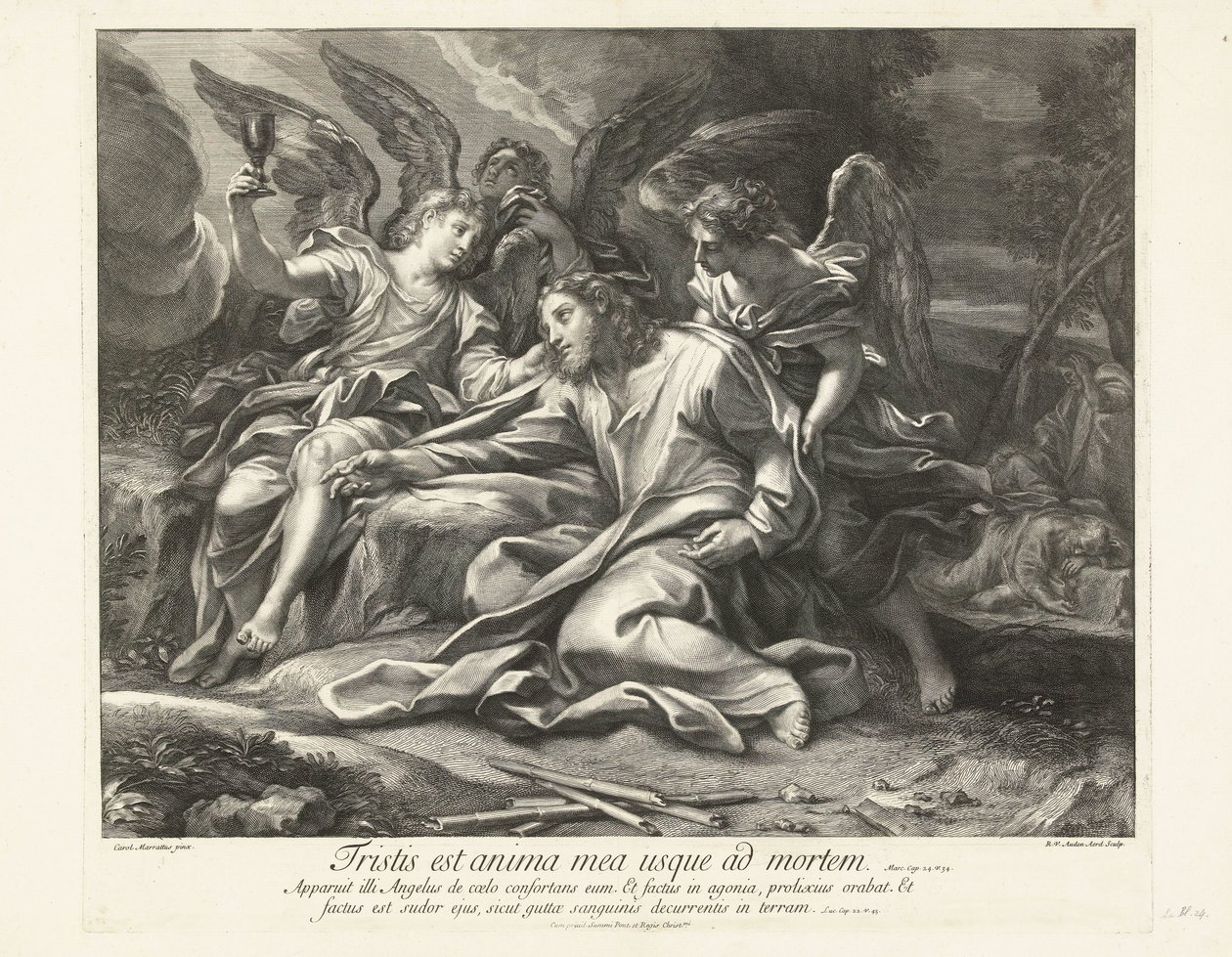 Chrystus na Górze Oliwnej autorstwa Robert van Audenaerd