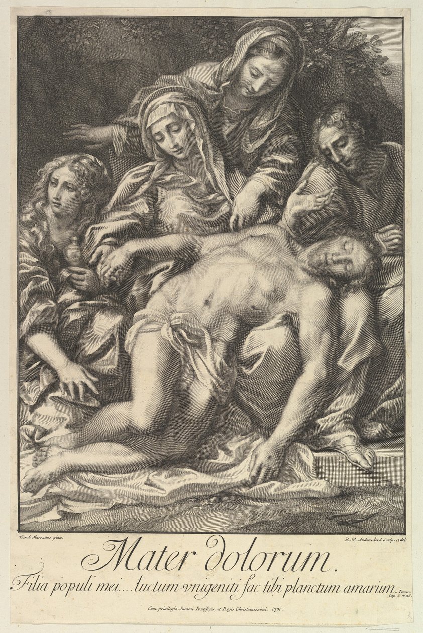 Matka Bolesna, 1701 autorstwa Robert van Audenaerde