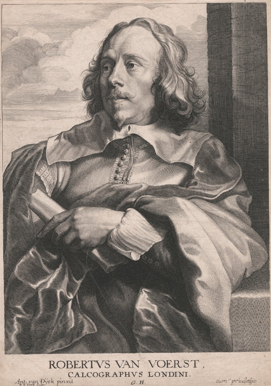 Robert van Voerst, rytownik z Londynu autorstwa Robert van Voerst