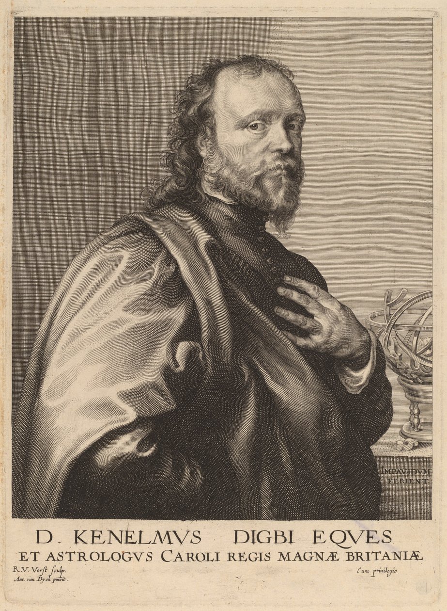 Sir Kenelm Digby autorstwa Robert van Voerst after Sir Anthony