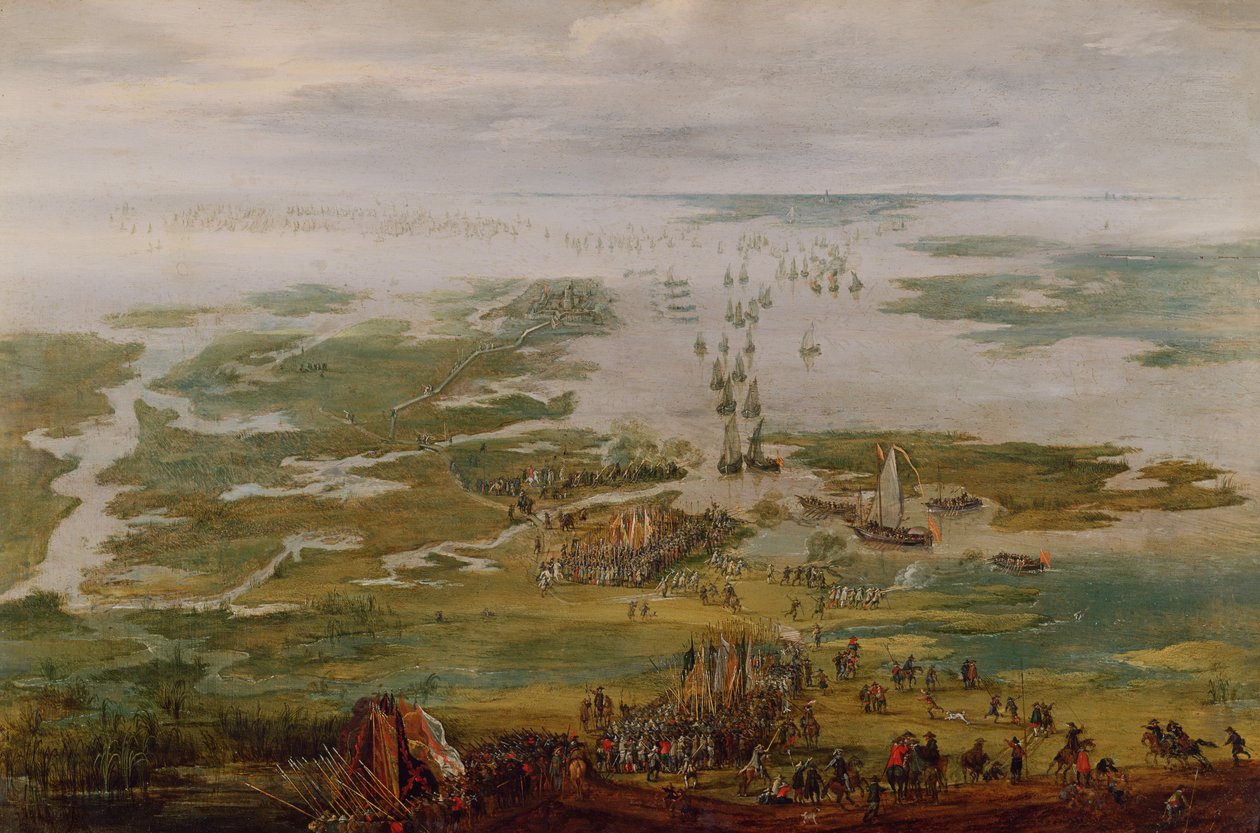 Odcinek z wojen holenderskich autorstwa Robert van den Hoecke