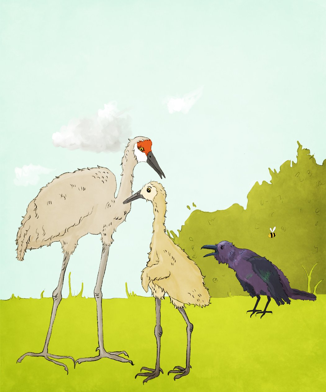 Gus Gus And The Corvid, 2020 (w wersji cyfrowej) autorstwa Roberta Murray
