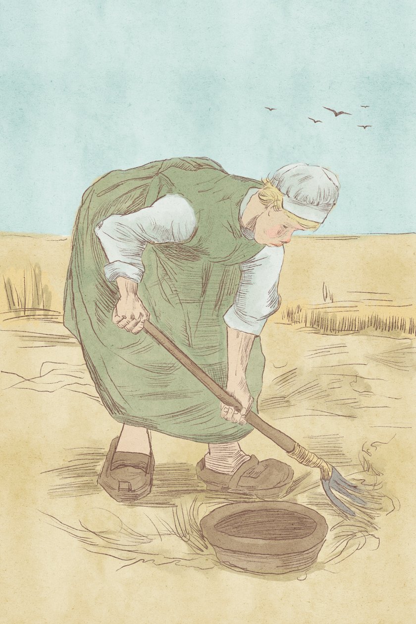Wieśniaczka, 2023 (cyfrowo) autorstwa Roberta Murray