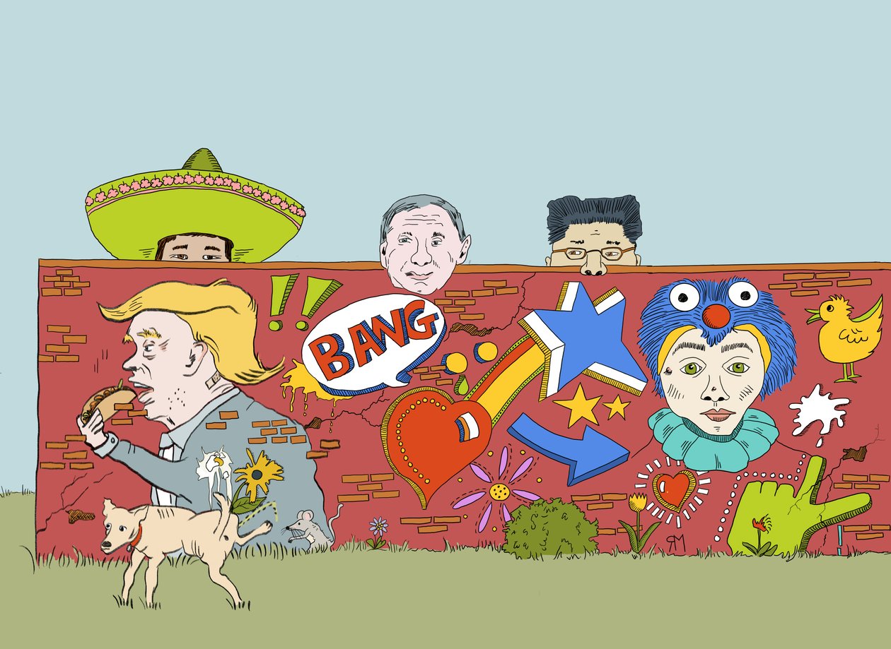 Mur, który zbudował Donald, 2019 (wideo) autorstwa Roberta Murray