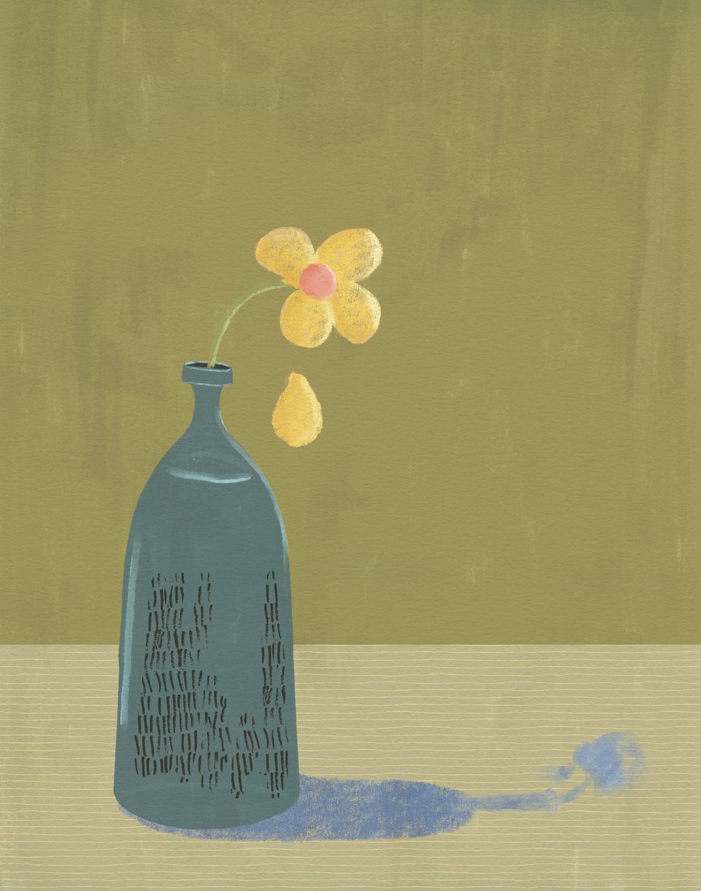 Wilted Daisy, 2021 (w wersji cyfrowej) autorstwa Roberta Murray