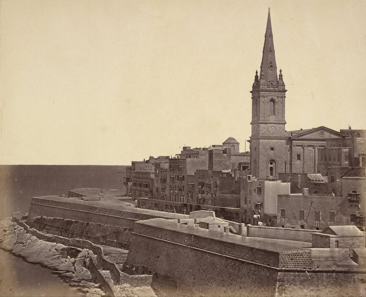 Kościół protestancki, Malta autorstwa Robertson and Beato