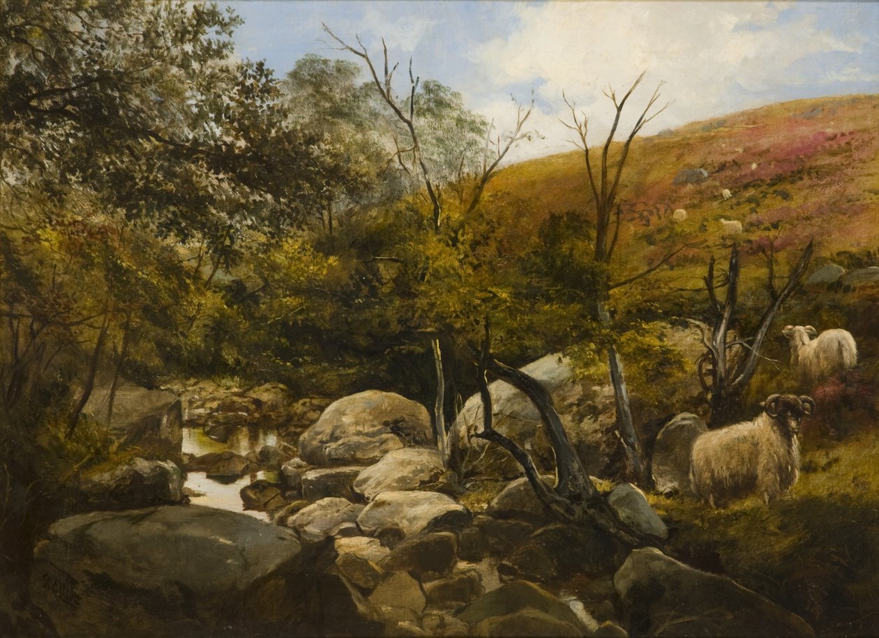 Na Black Burn, niedaleko Rothbury autorstwa Robinson Elliott