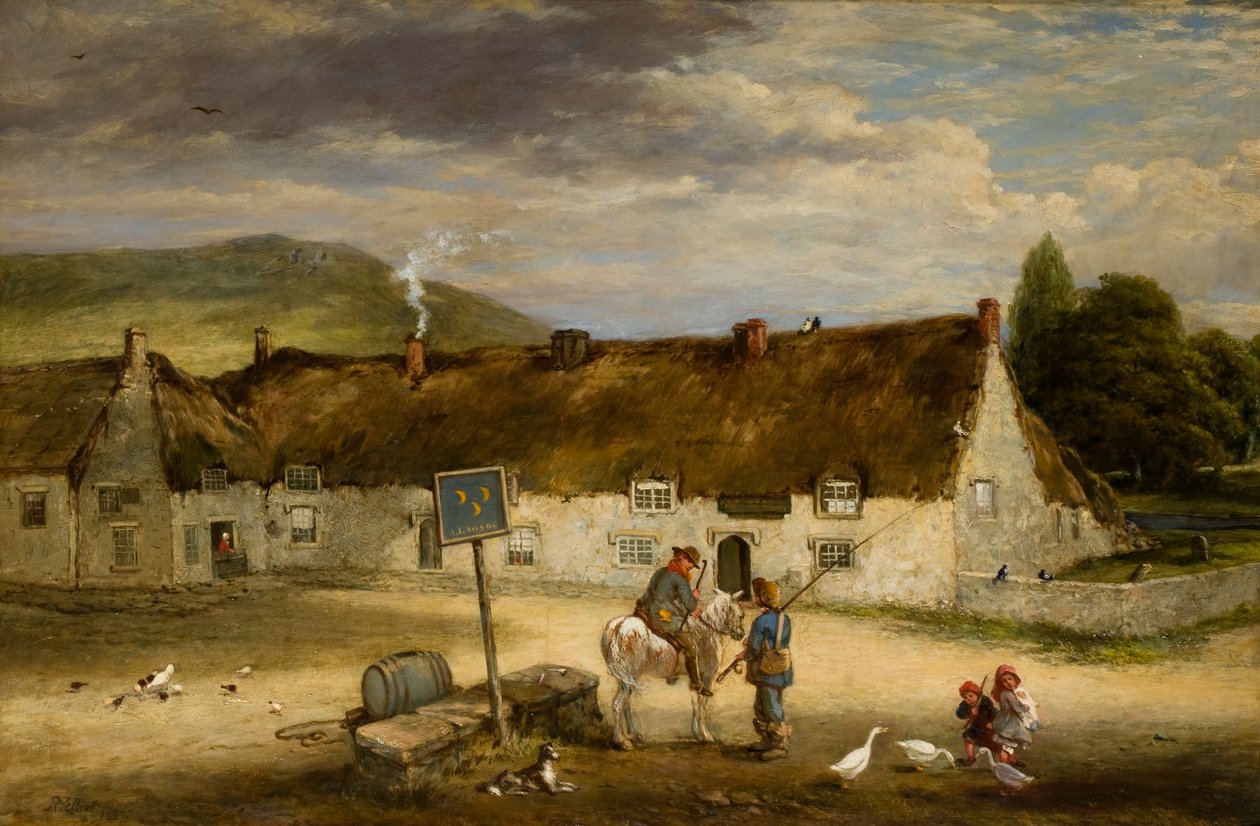 Trzy półksiężyce, Rothbury, 1887 autorstwa Robinson Elliott