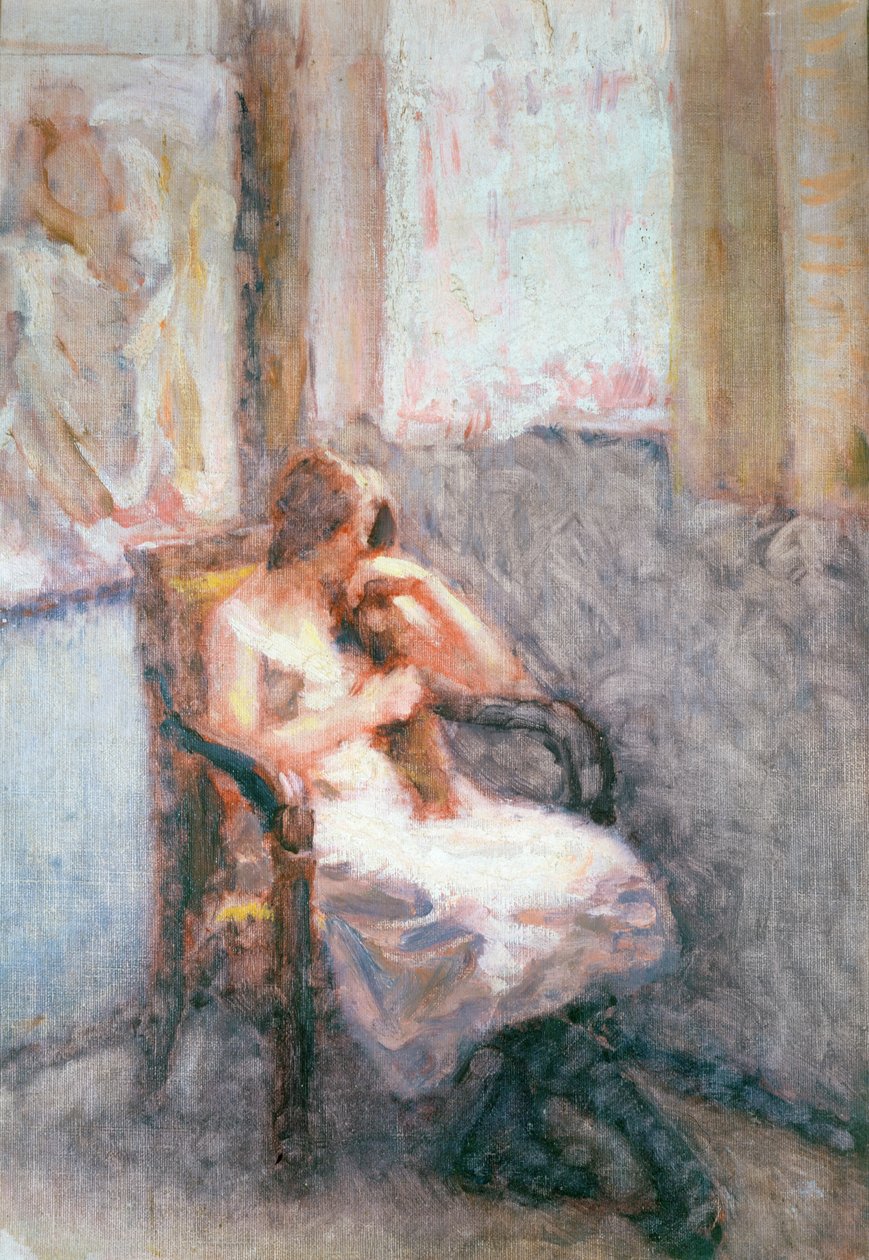 Dziewczyna przy oknie autorstwa Roderic O Conor