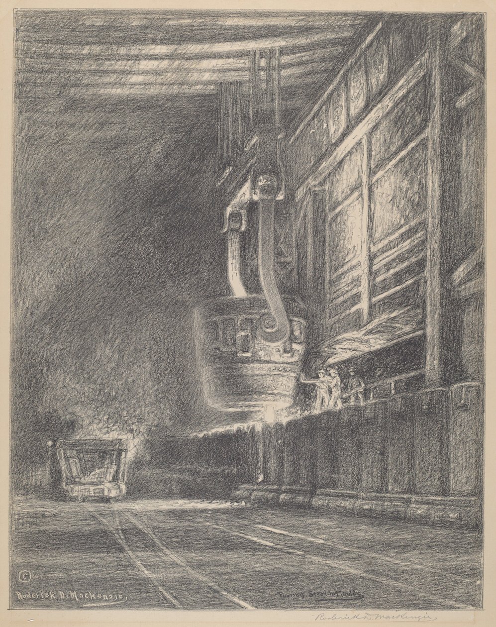Wylewanie stali w formach autorstwa Roderick D. MacKenzie