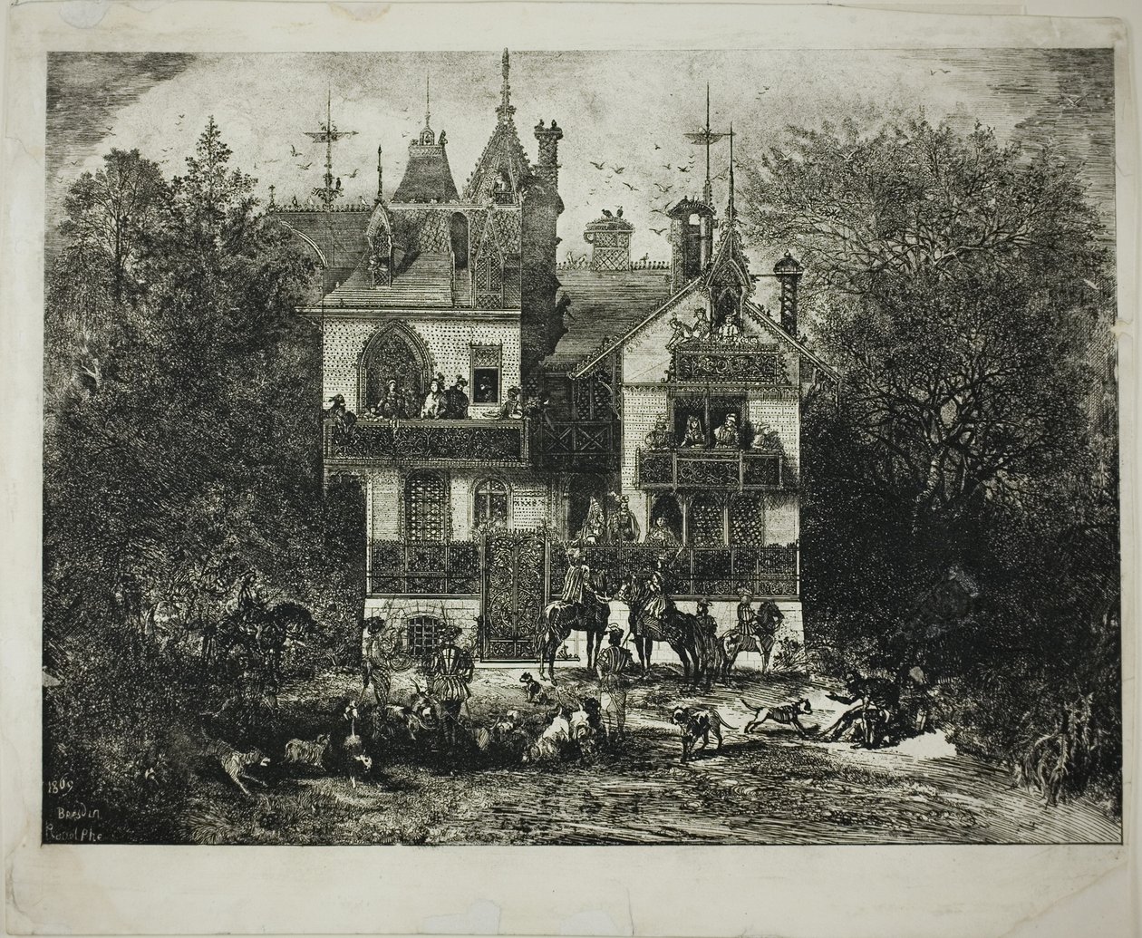 Wyjazd na polowanie autorstwa Rodolphe Bresdin
