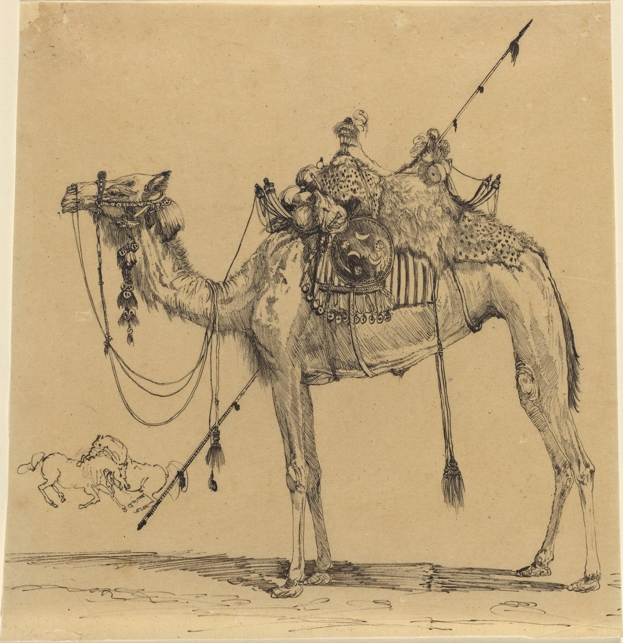 Wielbłąd autorstwa Rodolphe Bresdin