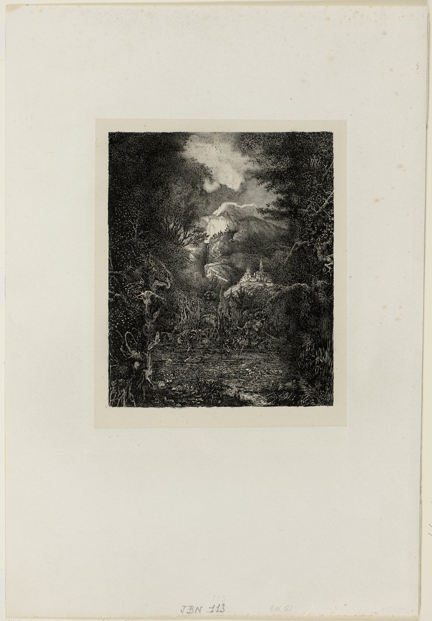 Miasta poza bagnami autorstwa Rodolphe Bresdin