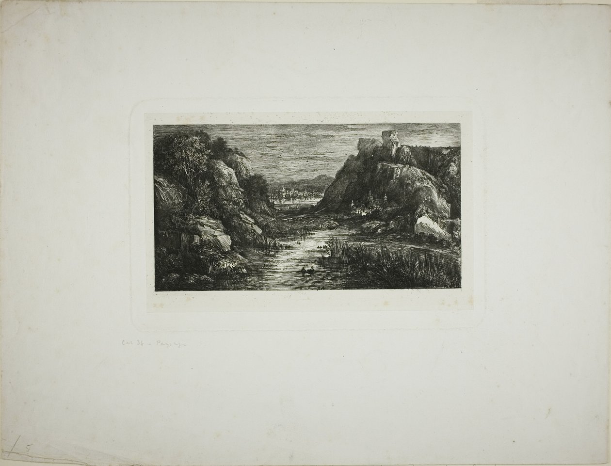 Odległe miasto autorstwa Rodolphe Bresdin
