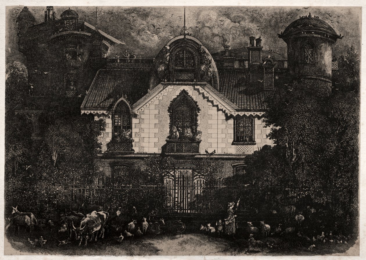 Zaczarowany Dom autorstwa Rodolphe Bresdin