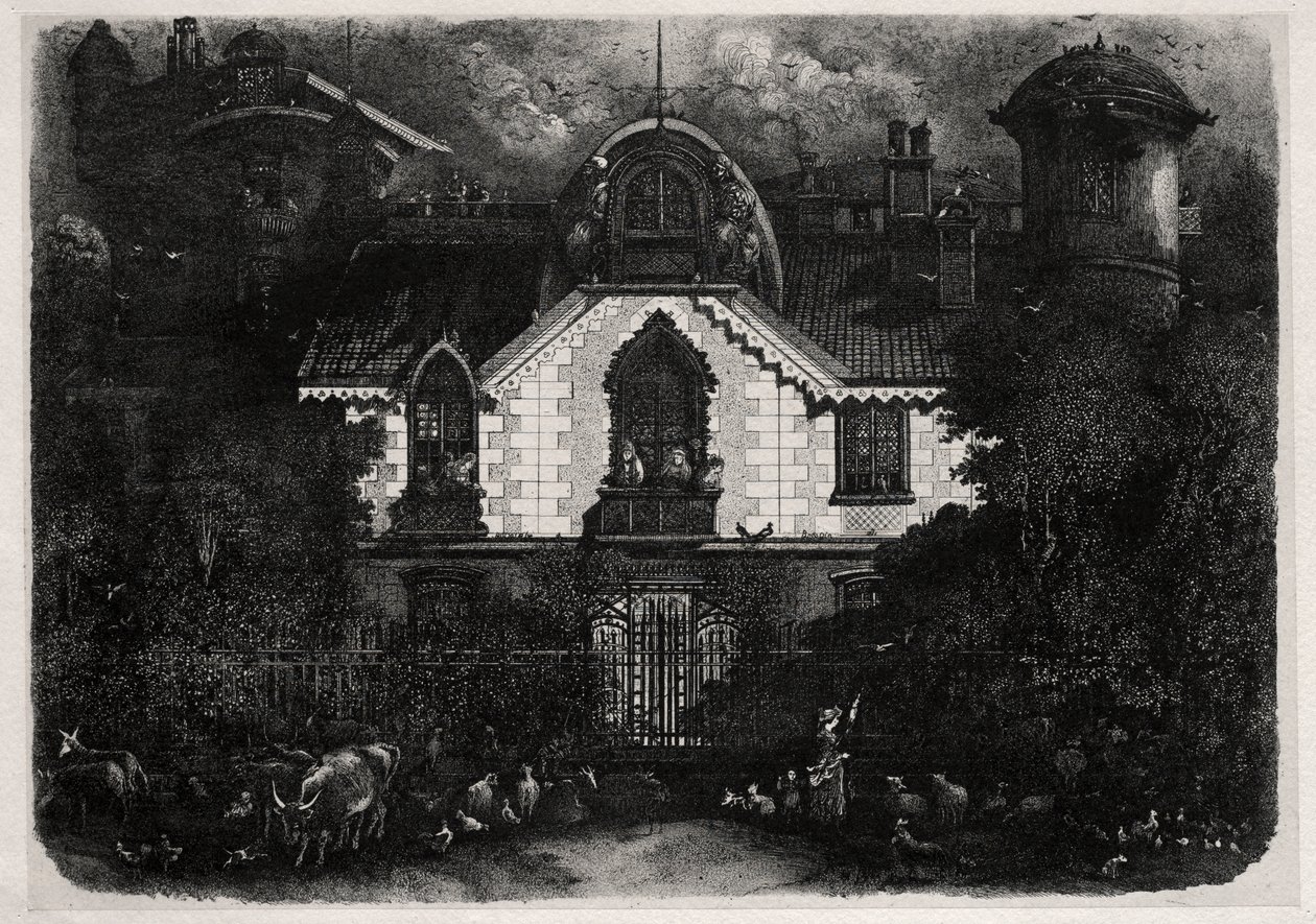 Zaczarowany Dom autorstwa Rodolphe Bresdin