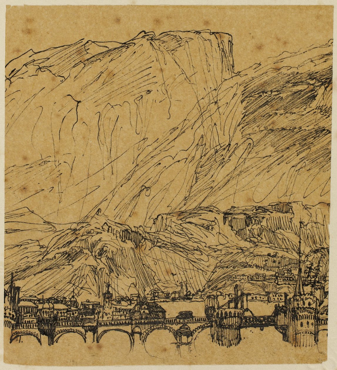 Wielkie mosty autorstwa Rodolphe Bresdin